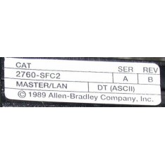 PROTOCAL CARTRIDGE MODEL 2760-SFC2