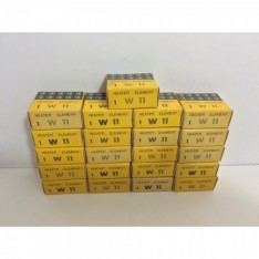 OVERLOAD RELAY HEATER ELEMENTS W11