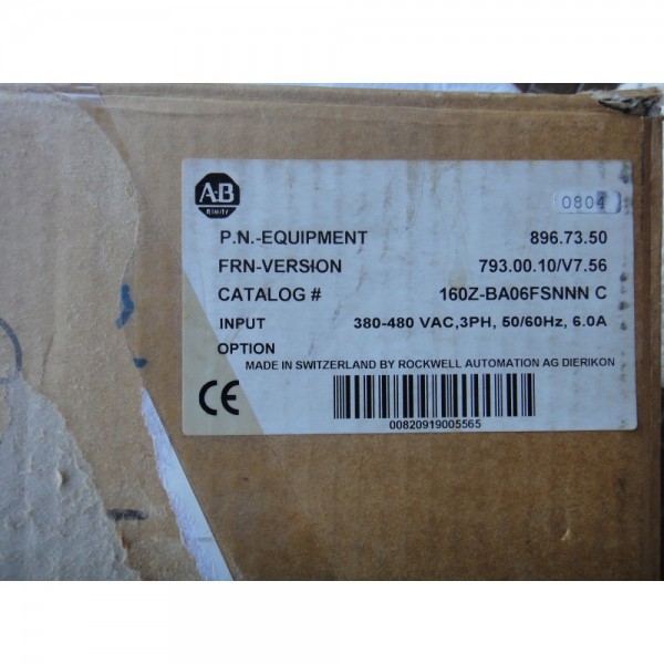AC Drive 380-480 VAC 3HP 50/60Hz 6.0A 160Z-BA06FSNNN