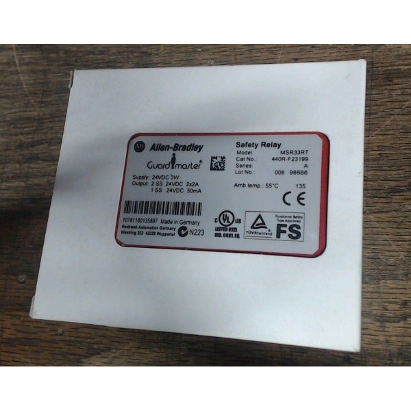 safety relay MSR33RT 440R-F23199 - 60 day warranty