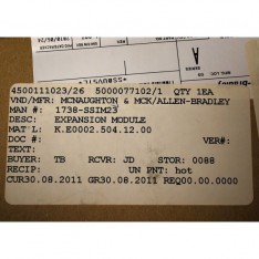 1738-SSIM23, Series A, Interface Module Serial Encoder - NEW