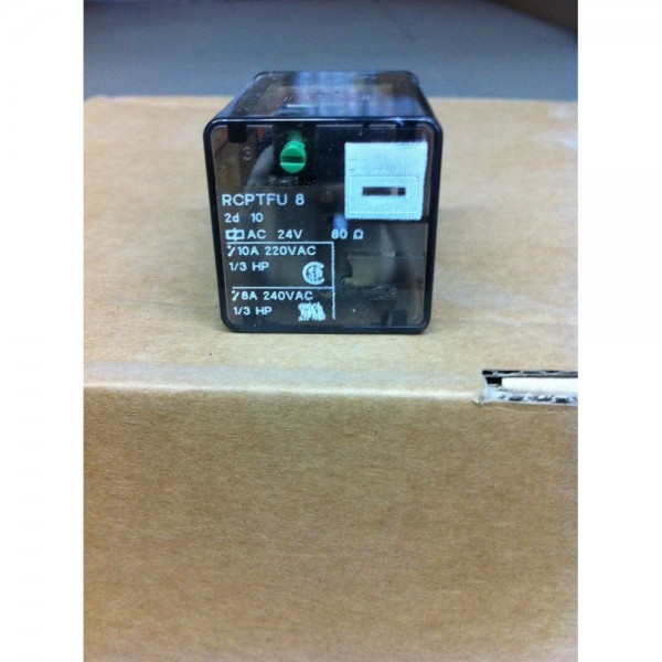 NEW Relay (25) RCPTFU8 plug in 24Vac 8 pins Carlo Gavazzi (omron, allen-bradley)