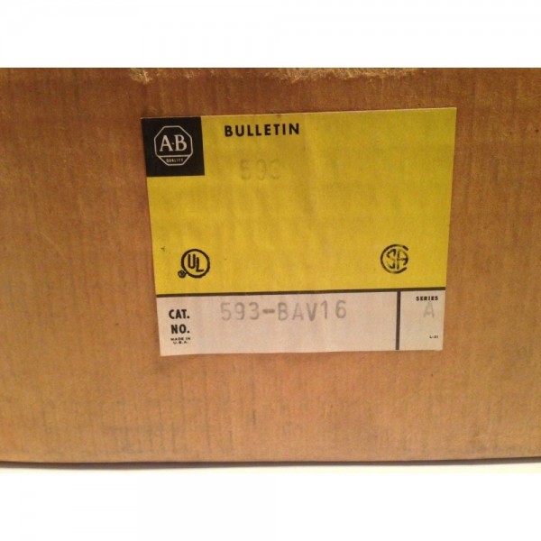 OVERLOAD RELAY W/ ENCLOSURE 593-BAV16 593BAV16 593-BOV16