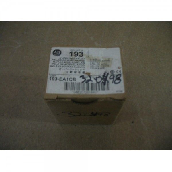 193-EA1CB SerB OVERLOAD RELAY CLASS 10 0.32-1.0A