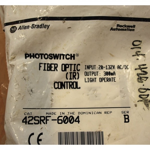 42SRF-6004 Series B Photoswitch Fiber Optic (IR) Control - NEW