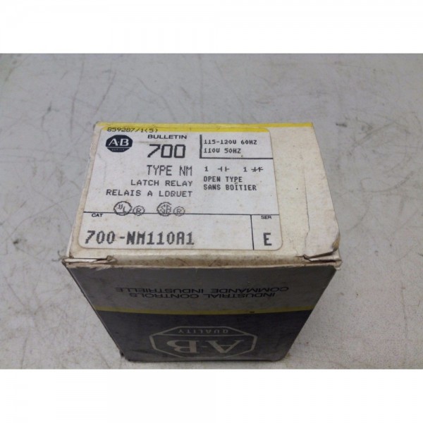 700-NM110A1 110/115-120 V Type NM Relay 700NM110A1 New 700-NM