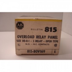 815-BOV169 OVERLOAD RELAY SER. K 815BOV169