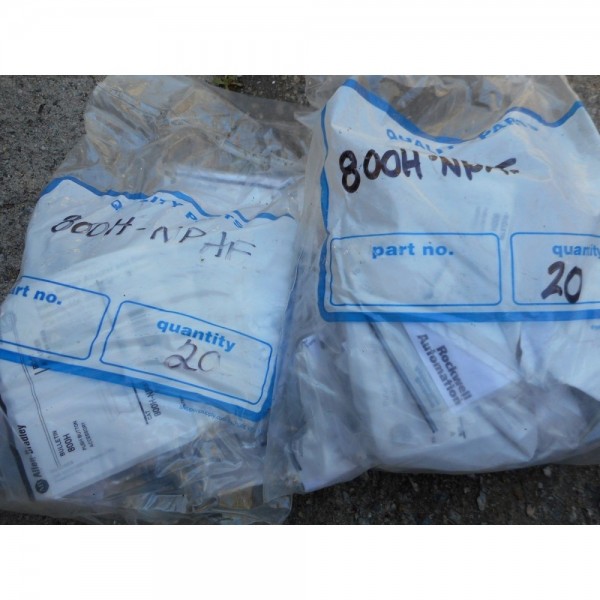 20 X ALLEN BRADLEY 800H-NPAF BOOT ADAPTER FLUSH HEAD LOT/20 NEW RRP $ 400 USD
