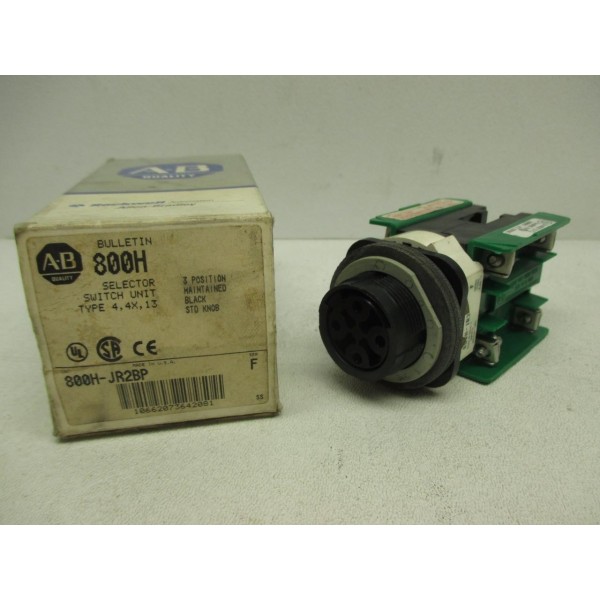800H-JR2BP 3 POS. MAINTAINED Selector Switch TYPE 4,4X,13