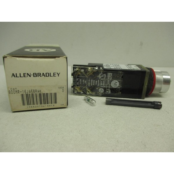800MR-16JA5BRAK Small Round Illuminated 3 Position Selector Switch