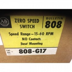 ZERO SPEED SWITCH NEMA TYPES 7-9 MO