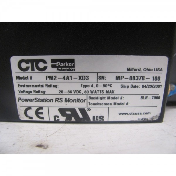 AUTOMATION PM2-4A1-XD3 POWERSTATION RS MONITOR