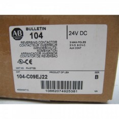 24VDC Reversing Contactor Cat. 104-C09EJ22 Ser B