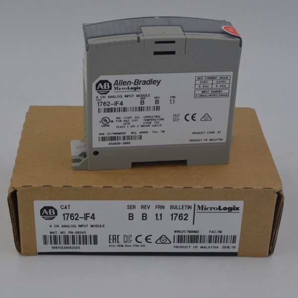 Micrologix 1200 1762-IF4 4CH Analog Input Module