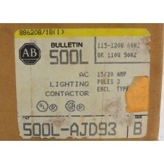 500LAJD93 500L-AJD93 20a Lighting Contactor in Nema 12 NeW iN BoX!