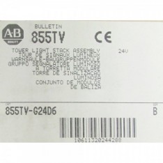 Preassembled Blue Tower Light Stack Assembly 855TV G24D6 24V