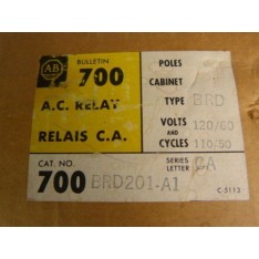 700-BRD201-A1 Relay 2Pole 110/120VAC 50/60Hz NEW
