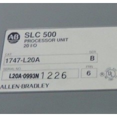 ALLEN BRADLEY SLC500 1747-L20A SER. B PROCESSOR UNIT