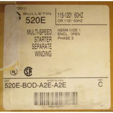 Size 1 Multispeed Starter 110/120V 520E BOD A2E A2E