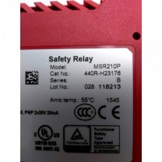 MSR210P Series-B Guard Master Safety Relay, 24VDC 8W