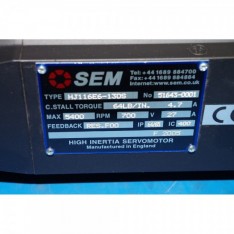 Automation SEM HJ116E6-130S Synchronous Servo Motor