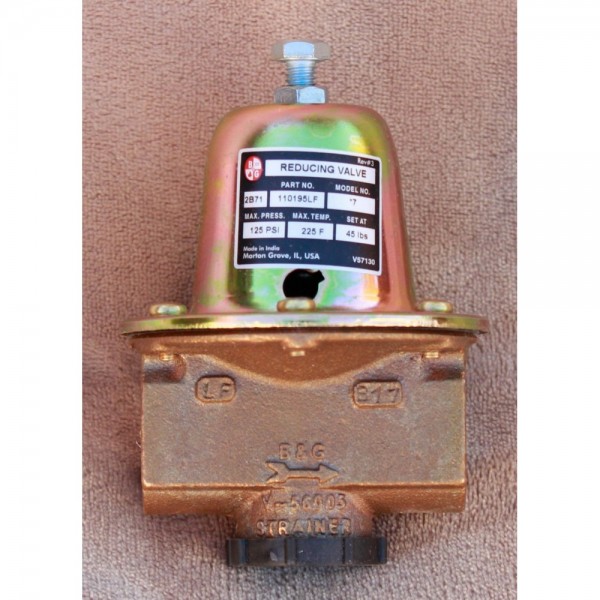 Reducing Vlv, 3/4 Brass"