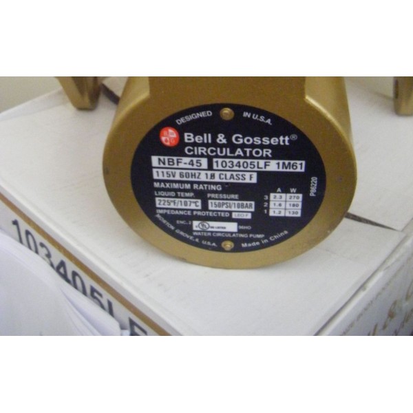 Nbf-45 1/6Hp115V Flgbrzcirc