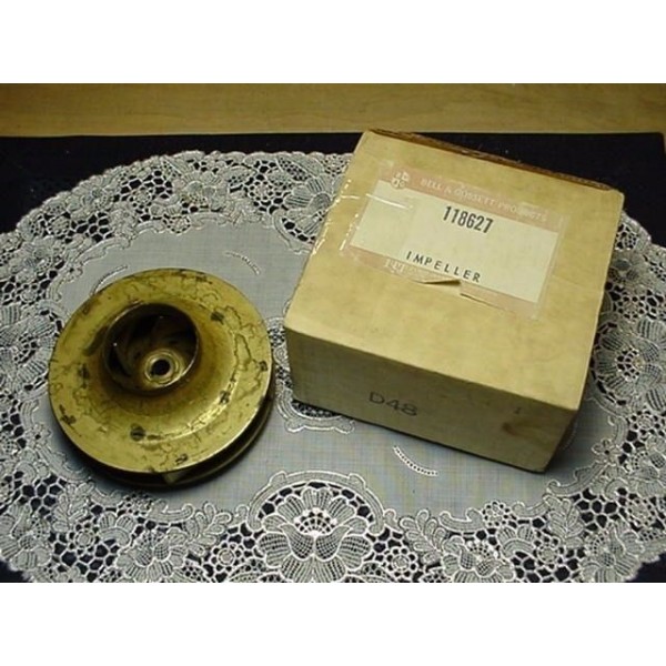 Brass Pump Impeller 4.750 Inch OD