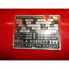 MOTOR 1.5 HP 1740 RPM 230/460V 60HZ 3PH FR 145TZ