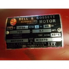 1/4 HP CIRCULATOR MOTOR 230VOLT