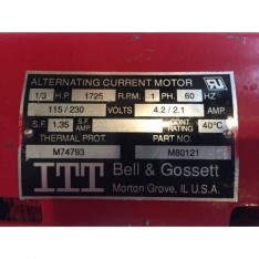 Power Pack,1/3 HP motor,1725 rpm,115/230V