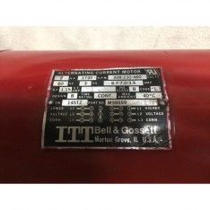 2 HP 1725 RPM 208-230/460V Electric Motor