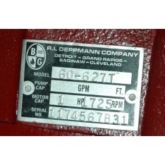Centrifugal In-Line Pump 60-627T 1-1/2 1HP"