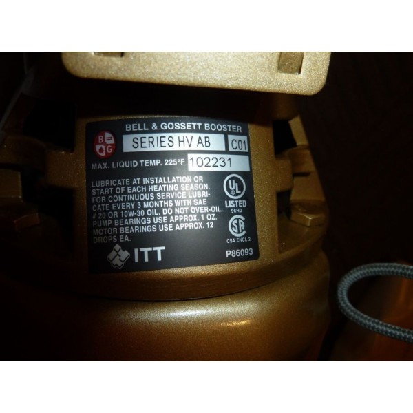 Booster Pump 1/6HP Bronze Circulator