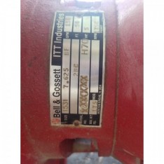 Baldor 5hp motor jmm3615t with bell & gossett 1531 pump