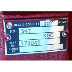 CENTRIFUGAL PUMP SERIES 90 W/ 3/4HP MOTOR