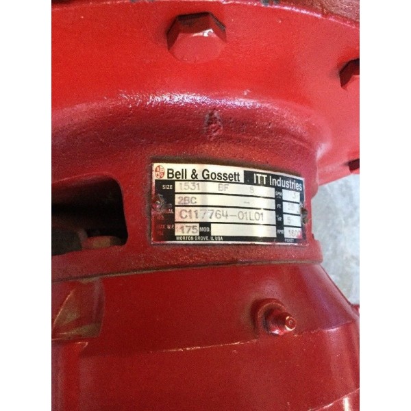 Pump 163GPM FT55 175 Max WP 5HP Baldor Motor