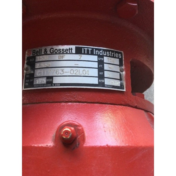 Pump 155GPM FT45 175Max WP 5HP Baldor Motor