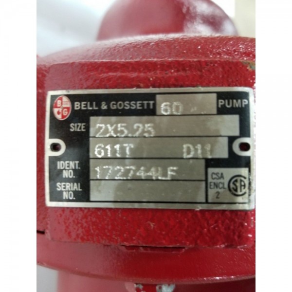 611T, 3/4Hp1750Rpm, 208-230/460V