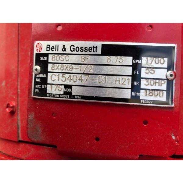 8'' CENTRIFUGAL WATER PUMP