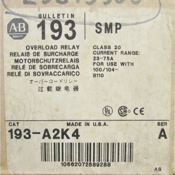 Surplus New In factory packaging