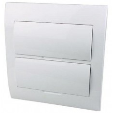 SURFACE MOUNTED SWITCHBOARD LC24SW 2-Rows, 24-Modules, 2-Doors, White