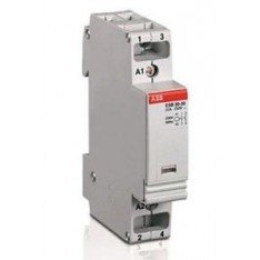INSTALLATION CONTACTOR DIN ESB2002240 86x17.5x67mm 20A,240VAC,2xN/C Contacts