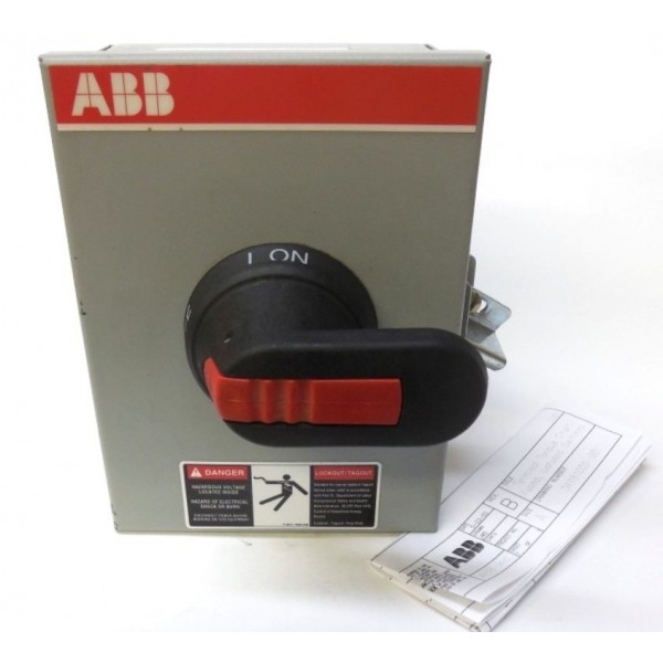SWITCH DISCONNECTOR NF321-4PB6C, 600V, 60 HZ, 4 POLES, 40.0 AMPS