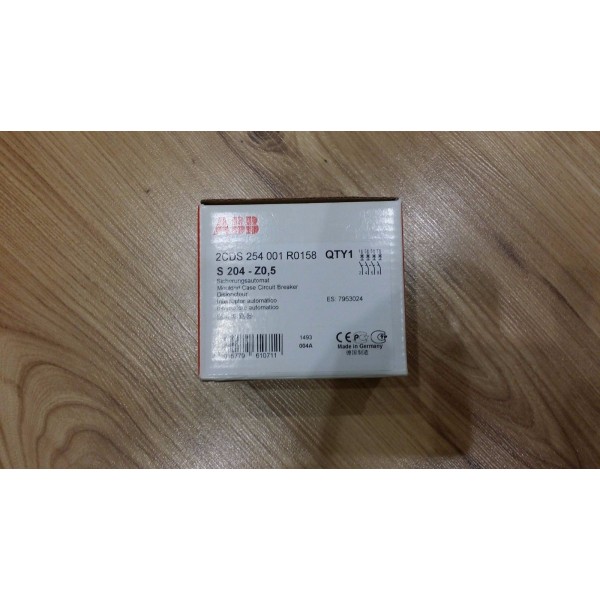 Moulded Case Circuit Breaker S204-Z0,5 2CDS254001R0158