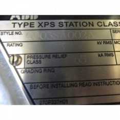 XPS Surge Arrester Q003SA002A 2.55KV MCOV Rated 3KV New Surplus