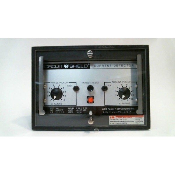 Circuit Shield 468D5575 Type 50B Current Detector Relay 125VDC 50/60Hz NIB