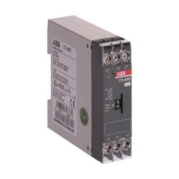 CT-ARE 1SVR550127R4100 Single Time Delay Relay, 0.3 - 30 s, NO/NC