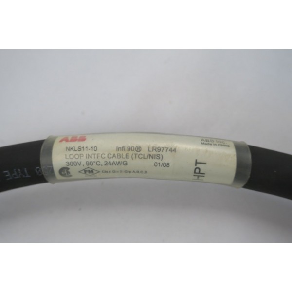 NKLS11-10 INFI 90 LOOP INTERFACE CABLE 24AWG 300V-AC D591677
