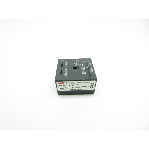 FS155-30T B-KON BEACON TOWER FLASHER SSAC RELAY 120V-AC D584147